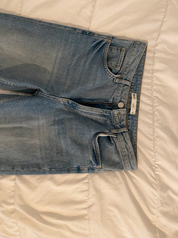 Gina Tricot Perfect Jeans damjeans stl 38 W26 blå