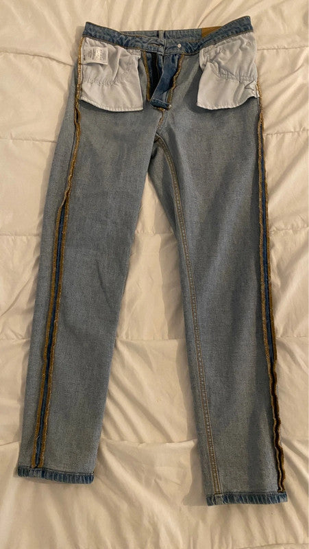Gina Tricot Perfect Jeans damjeans stl 38 W26 blå