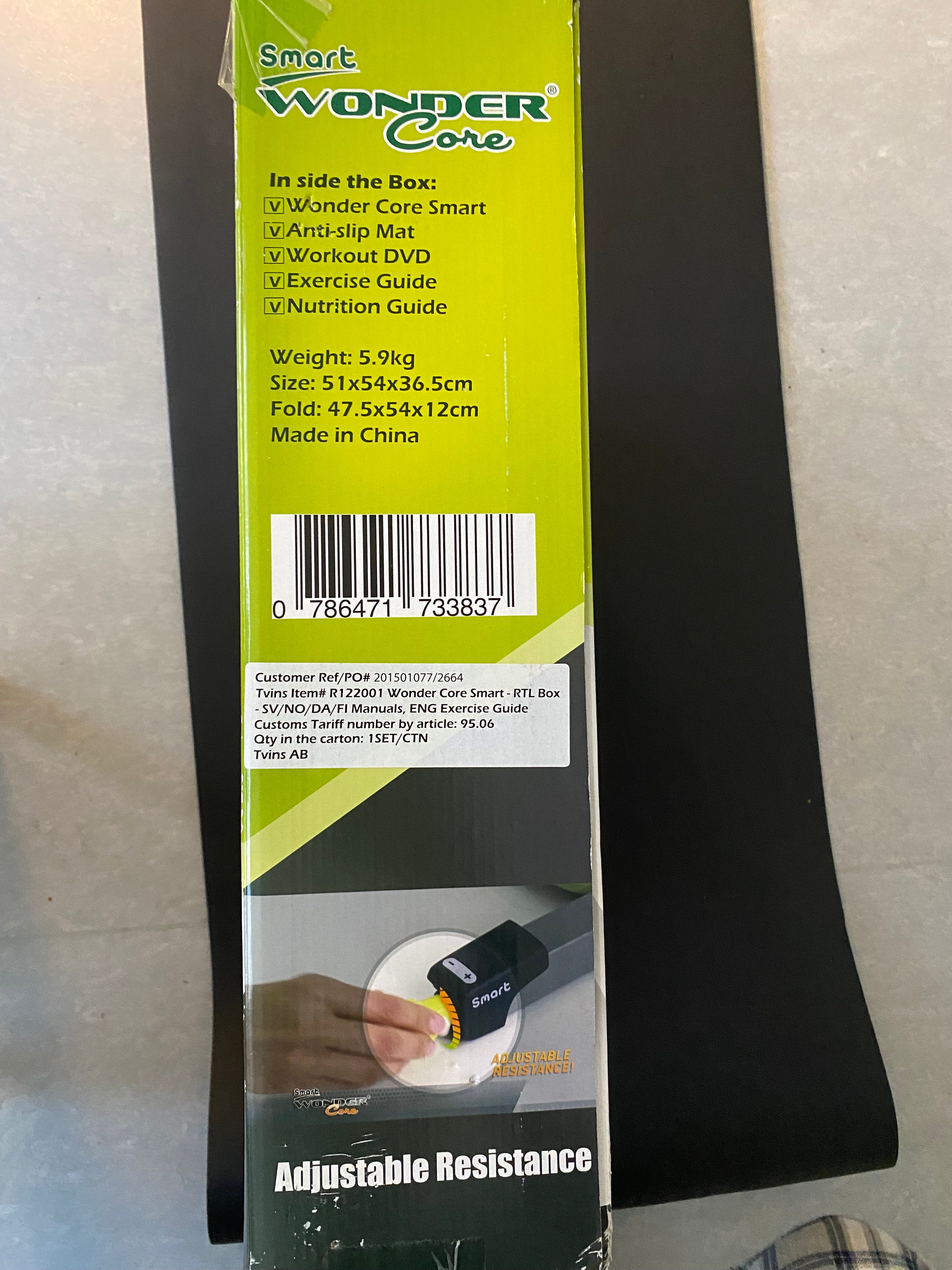 Wonder Core Smart Träningsmaskin för Hemmaträning & Magträning (Ny i Kartong)