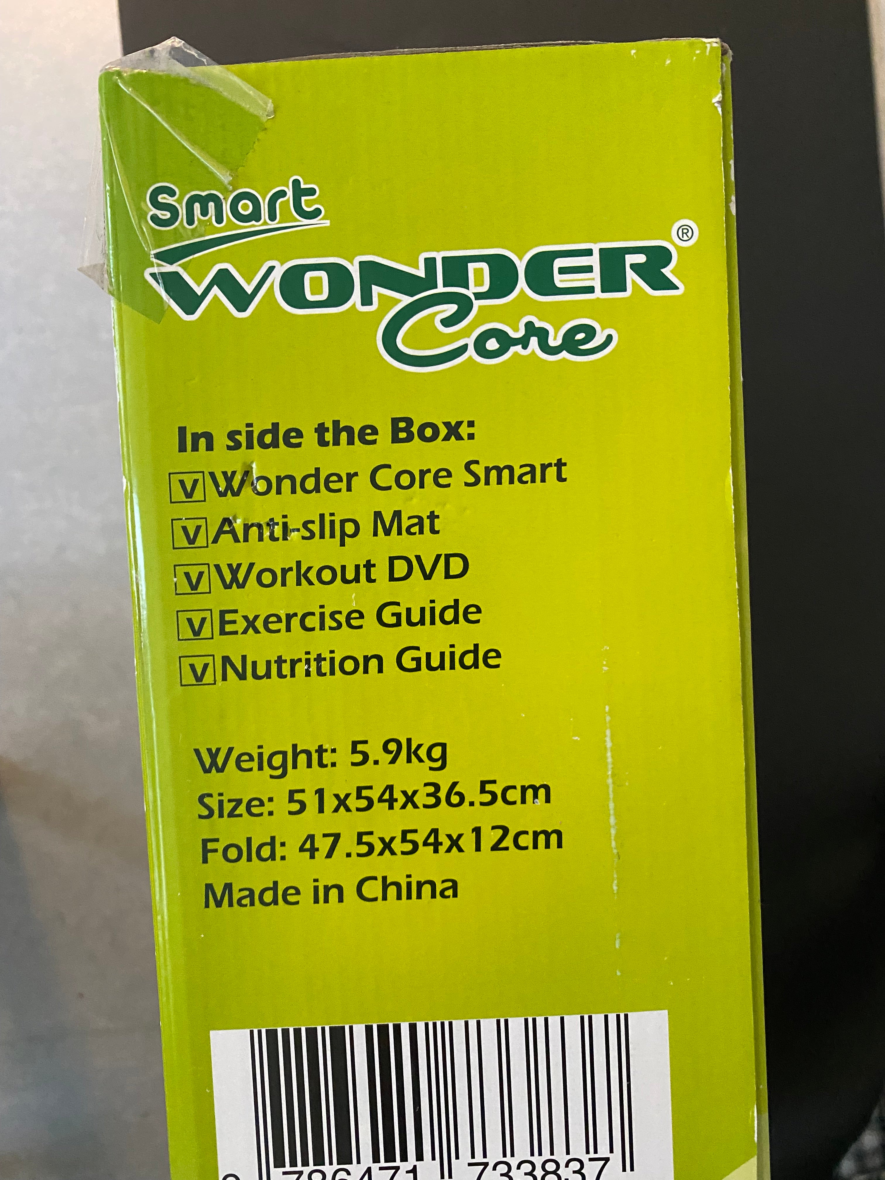 Wonder Core Smart Träningsmaskin för Hemmaträning & Magträning (Ny i Kartong)
