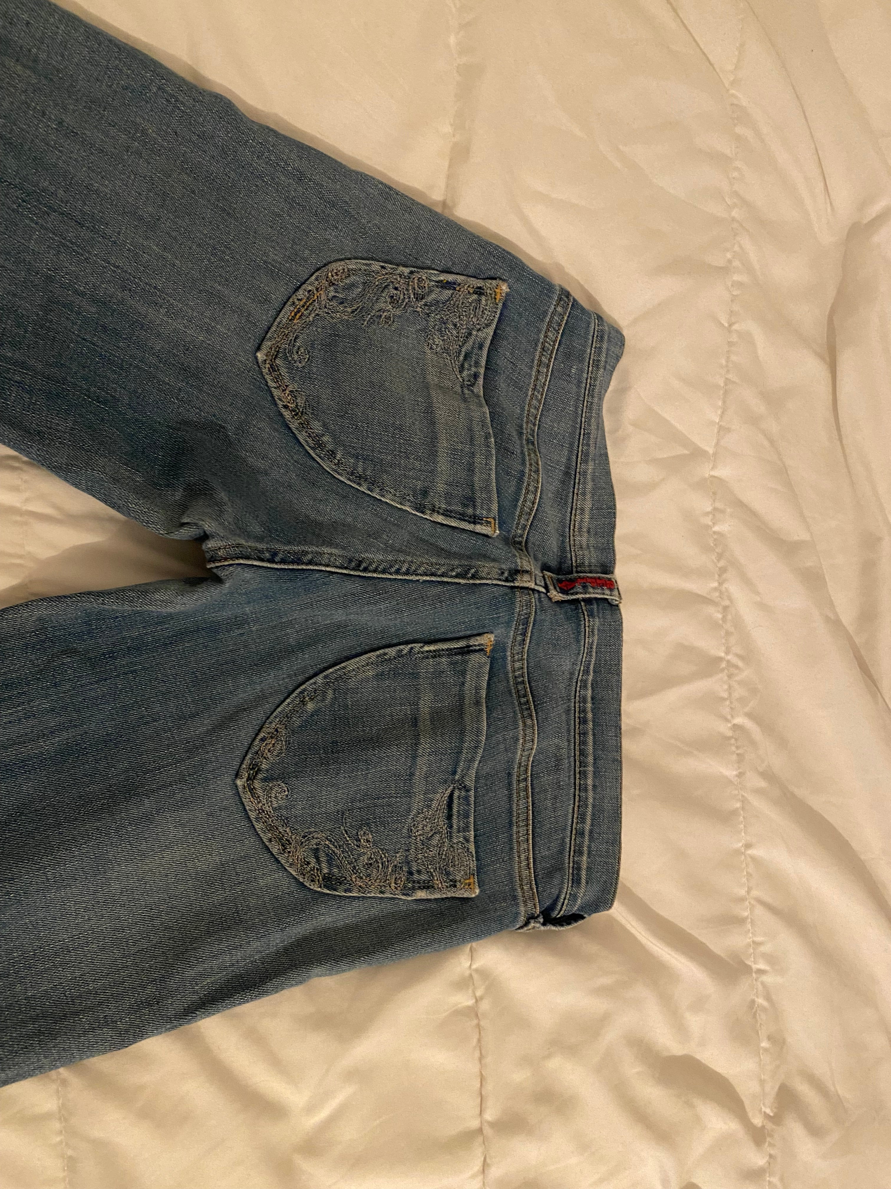 Replay jeans dam stl 34 W26 blå denim.