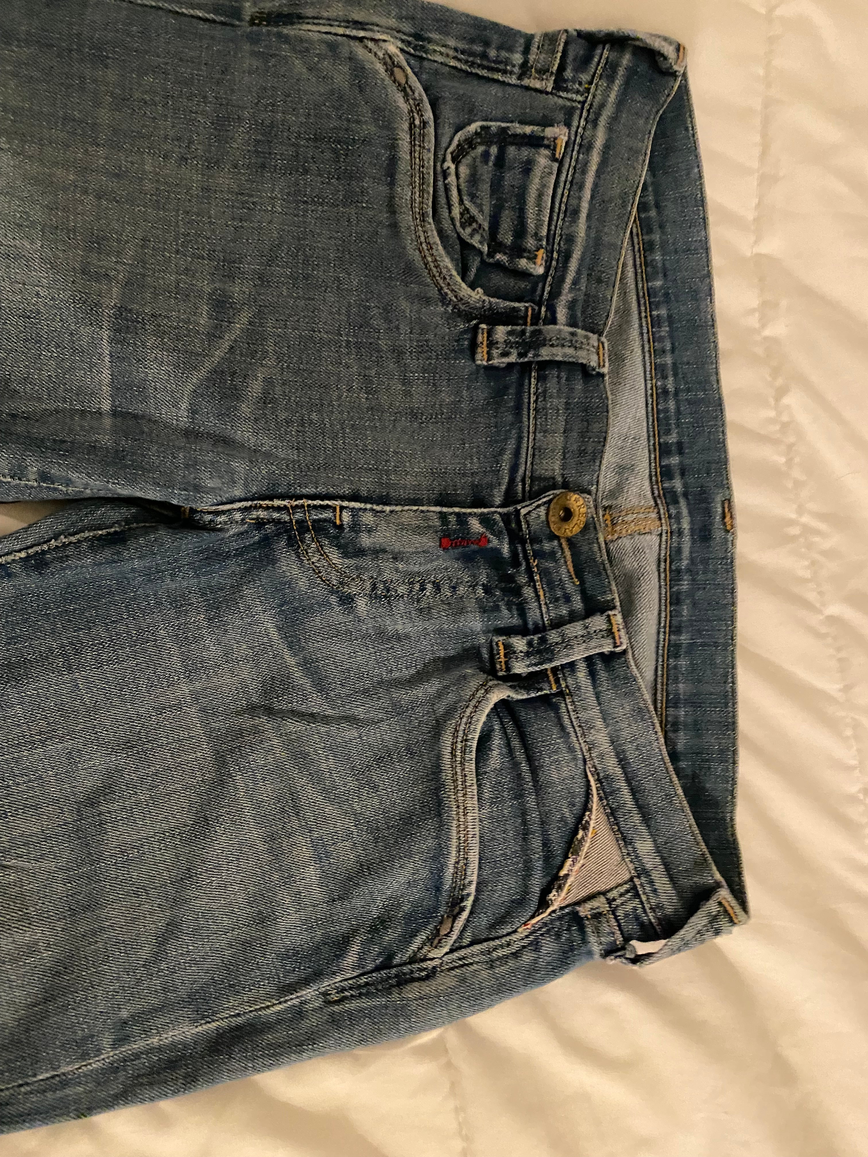 Replay jeans dam stl 34 W26 blå denim.