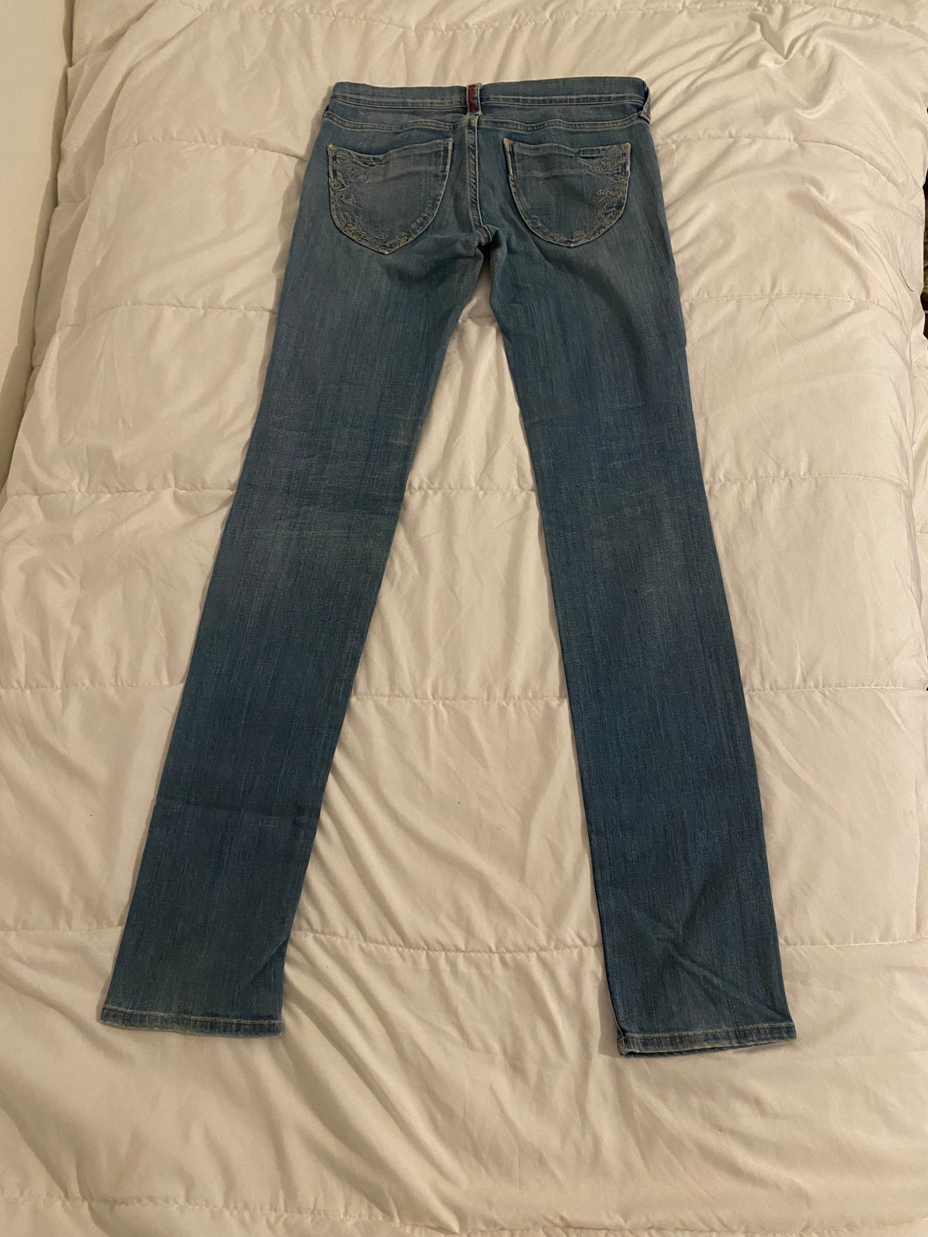 Replay jeans dam stl 34 W26 blå denim.
