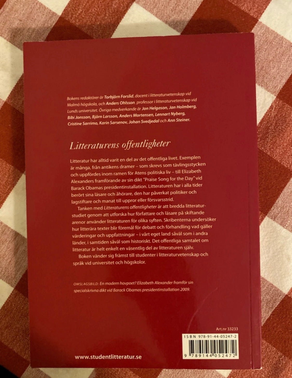 Litteraturens Offentligheter av Elizabeth Alexander.