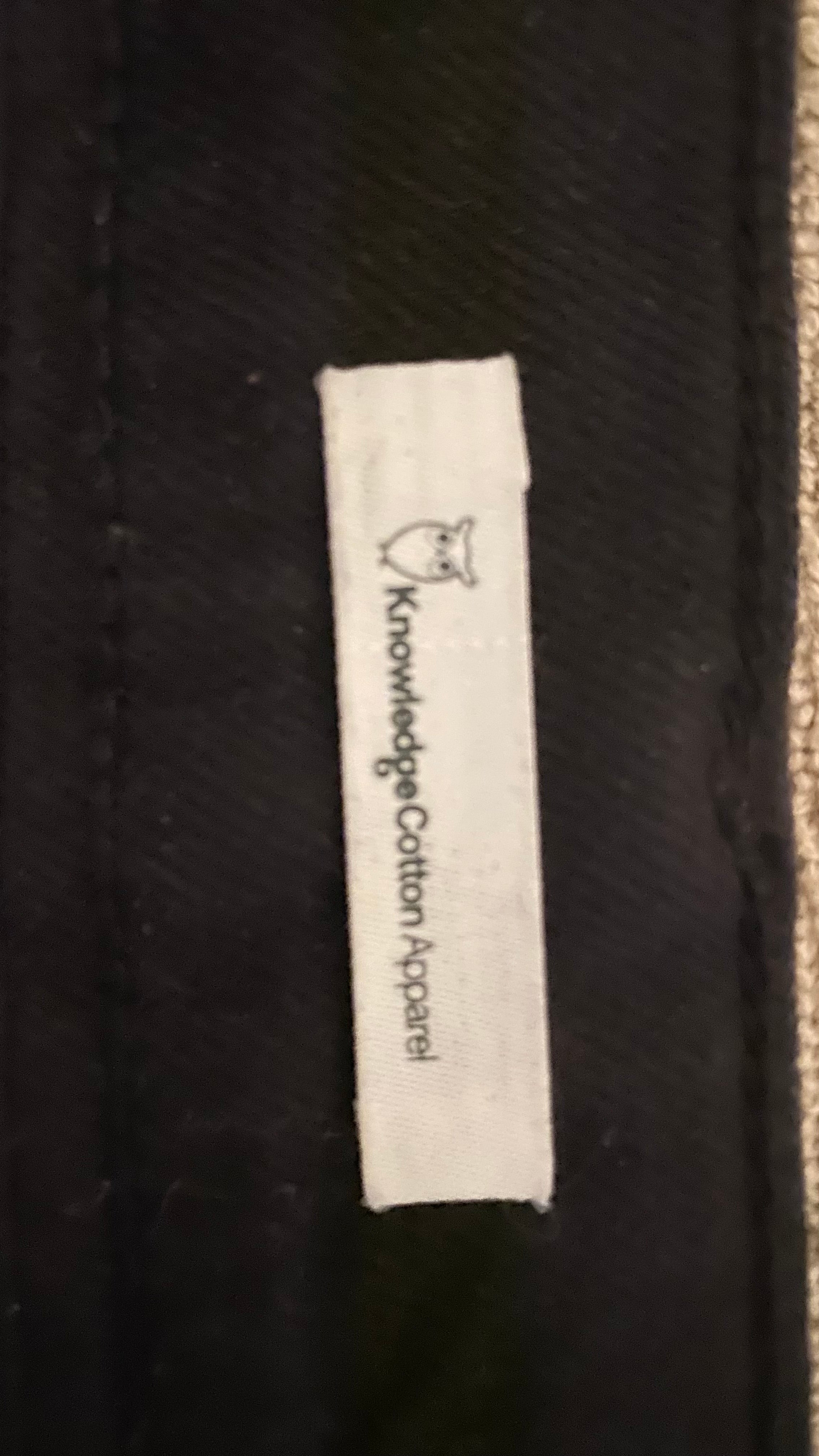 KnowledgeCotton Apparel byxor 42/XL svart bomull.