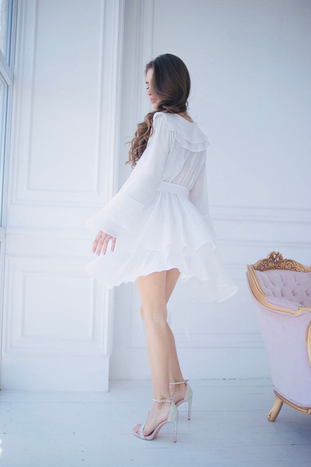 lightweight boho dress long sleeve