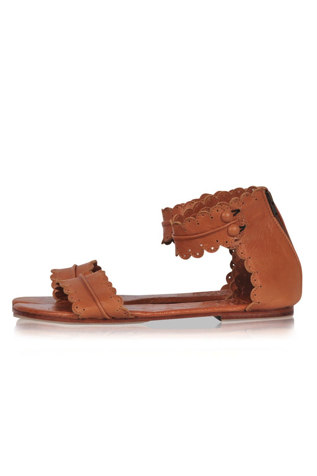 Midsummer White Bridal Leather Sandals