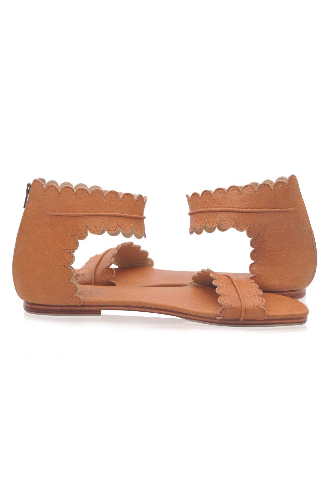 Midsummer White Bridal Leather Sandals