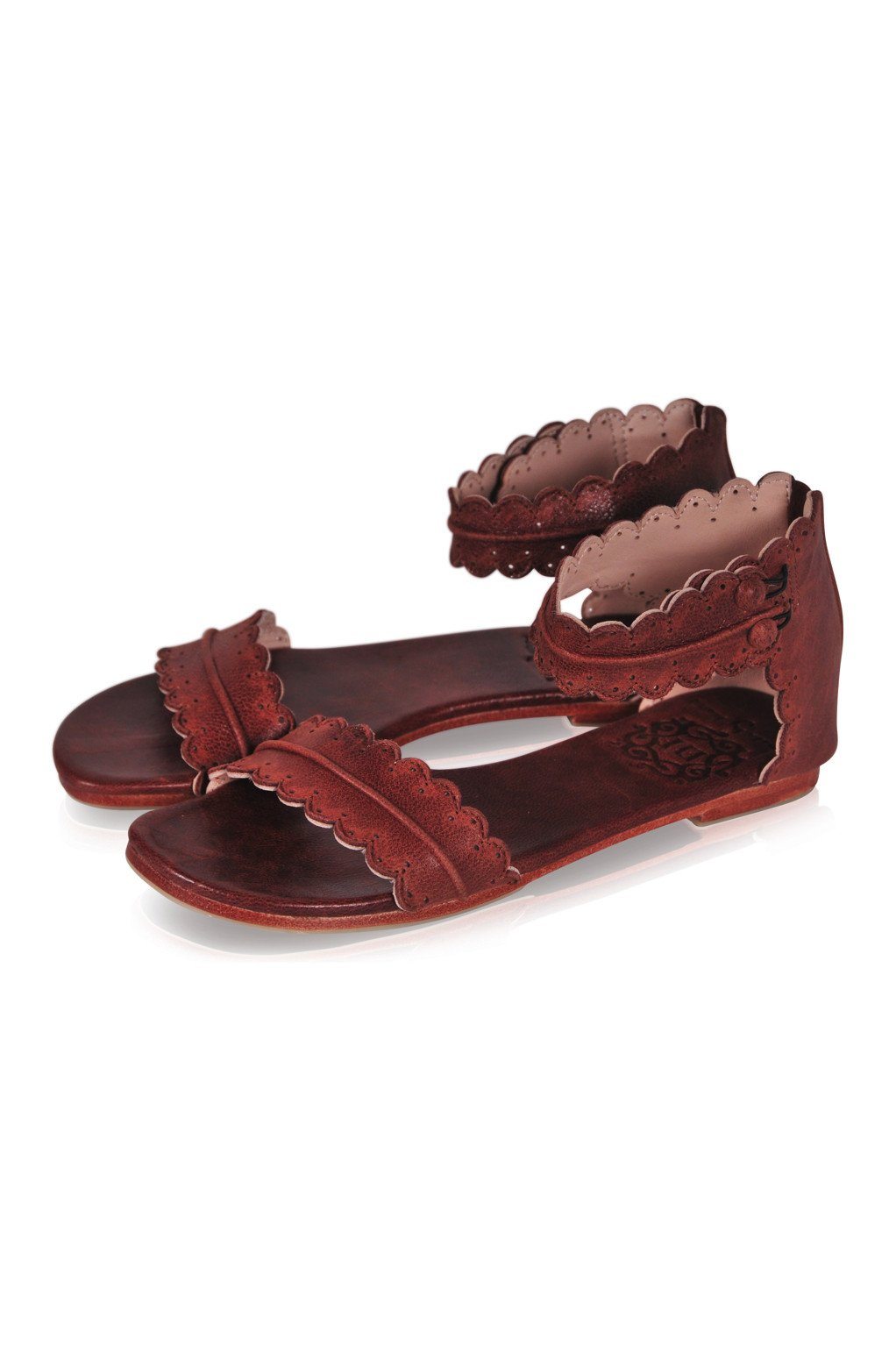 Midsummer White Bridal Leather Sandals